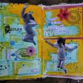 mon art journal semaine 6 Ah si j'avais des ailes