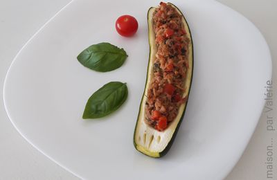 Courgettes farcies au thon