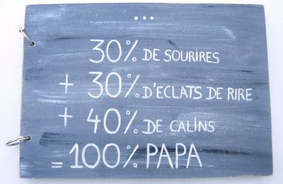 livre gris "addition 100% papa" 