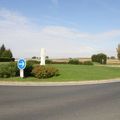 Rond-point à Maringues