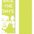 NOUVEAU : les "SAVE THE DATE"