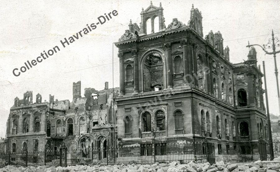 Le Havre 1944 -1945 provisoire sinistré guerre baraquement