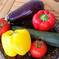 Légumes d'été en pseudo-ratatouille