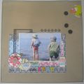 Challenge scrapbooking vacances "ma page"