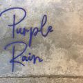Purple Rain en tricotin (laine violette) exposé au Biban Bazar. Prix : 30€