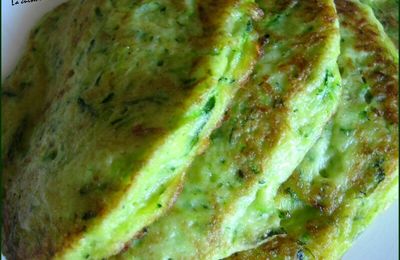 TOUJOURS DES BLINIS DE COURGETTES...