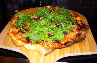 Pizza au porc à l'effilochée de Jamie Oliver - Pulled pork, thyme and Taleggio pizza