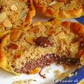 Tartelettes crumble au Nutella