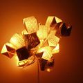 Guirlande lumineuse papier roman