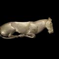 A Scythian Electrum Horse Appliqué, circa 6th-5th century B.C. & A Scythian Gold Stag Appliqué, circa late 5th century B.C.