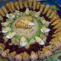 salade composé et cornet 