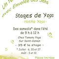 Des stages de Hatha Yoga sur St-Cannat
