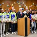 CYCLO-CROSS ET HALTÉROPHILIE : LES QUALIFIÉS ET LES CHAMPIONS DE FRANCE REÇUS EN MAIRIE.