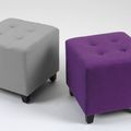 Confortable et convivial, le pouf se décline dans toutes les matières dans la décoration Amadeus