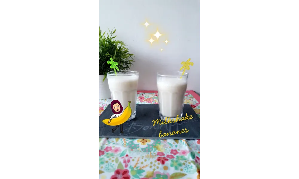 Lassi à la banane / Milk -shake à la banane 