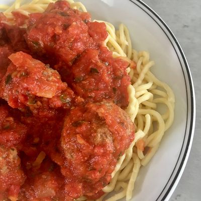 Polpette al sugo (boulettes de viande à l'italienne)