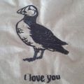 "Son" tote bag brodé