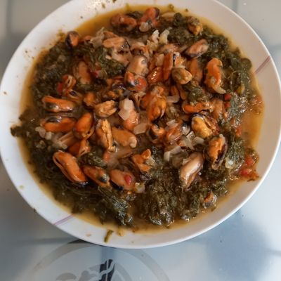 Épinard au moules