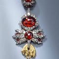 Golden Fleece with "Bohemian garnet". Diespach, Franz Georg Christoph (jeweler), Prague, 1749