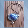 Pendentifs et Collier Blue Eyes