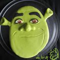 Mon gâteau Shrek pour un concours ...votez si vous l'aimez :)