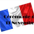 Cérémonie commémorative du 11 novembre, communiqué du maire