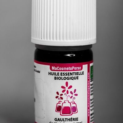 huile essentielle de gaultherie : test "Ma Cosmeto Perso"