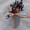 Carte-boite pour Halloween