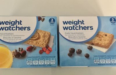 Test des biscuits Weight Watchers 
