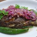  HOUT MCHARMEL BEL BSSAL - POISSON A LA CHARMOULA OIGNONS CONFITS ET VINAIGRE / RECETTE INÉDITE