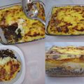 Lasagnes aux lentilles et Cantal