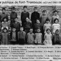 Ecole publique de Pont-Trambouze ce2/cm1 1961-62