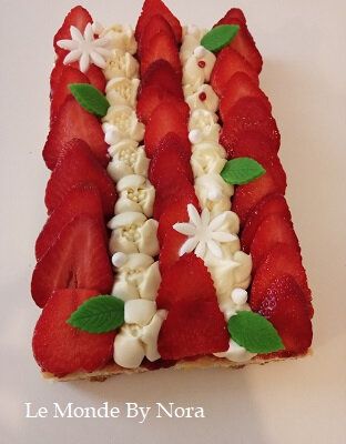 Le Klassik à la fraise et au chocolat blanc inspirée de Christophe Michalak