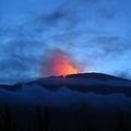 Courte eruption du volcan