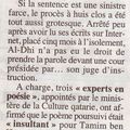 Article du Canard enchaîné du 5 décembre 2012