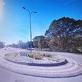 Rond-point à Wallsend (Australie)