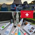 Trousse à pharmacie, premiers secours et soins naturels "Just France" pour les baroudeurs. Road-trip, camping, bivouac et raid 