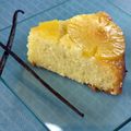 Gâteau renversé à l'ananas et à la vanille