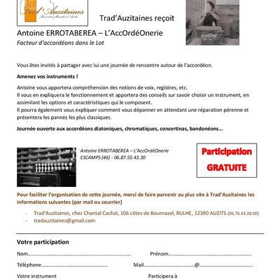 RENCONTRE AUTOUR DE L'ACCORDEON