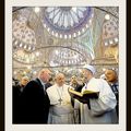 L’émotion du Pape dans la Mosquée bleue