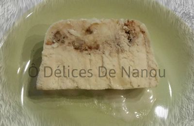 Nougat Glacé Aux Noix & Amandes Effilées Caramélisées