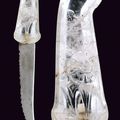A kandshar with rock crystal hilt, dating: 18th Century, India