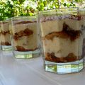 Tiramisu poire et marrons glacés