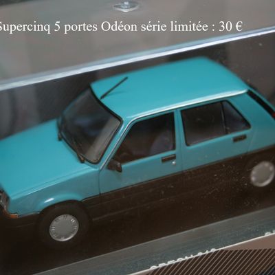 Miniatures au 1/43e Odéon