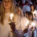 la fête des lumières en Suède 13 décembre 