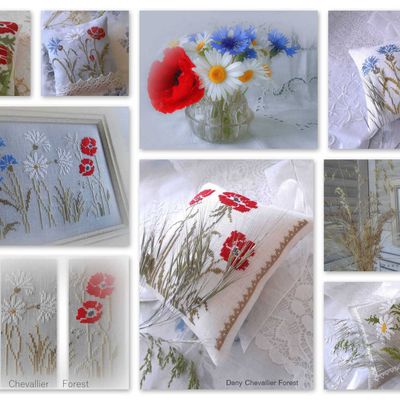 Bleuets Marguerites Coquelicots