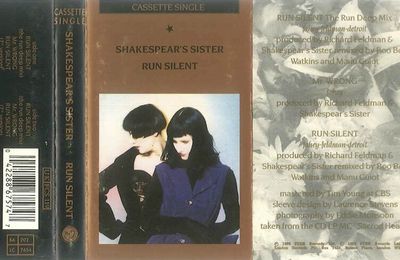 Shakespear's Sister - Run Silent - cassette maxi single