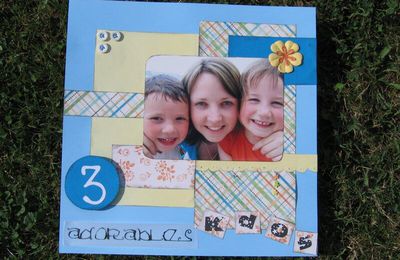 Une page challenge boutique d'AM SCRAP GRAM