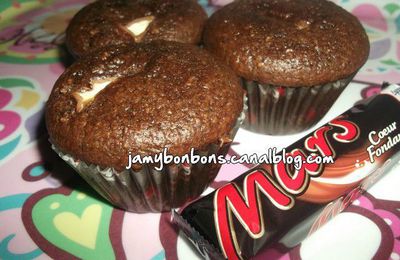 Cupcakes chocolat Mars 