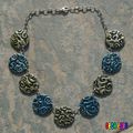 collier volutes florales